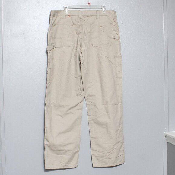 Carhartt dungaree light khaki carpenter pants - Picture 2 of 9